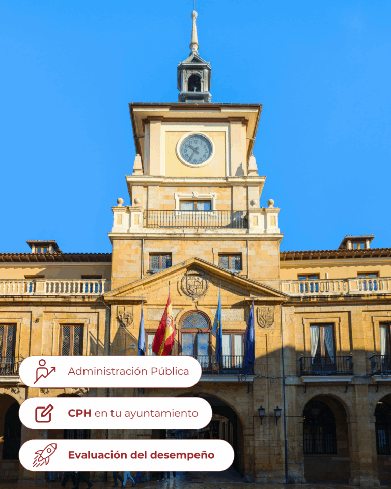 Fachada del Ayuntamiento de Oviedo, representando la realidad de los ayuntamientos ante la implantación de la Carrera Profesional Horizontal (CPH)